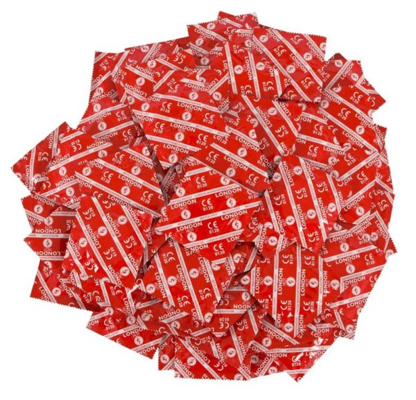 London Condoms Red 100kpl