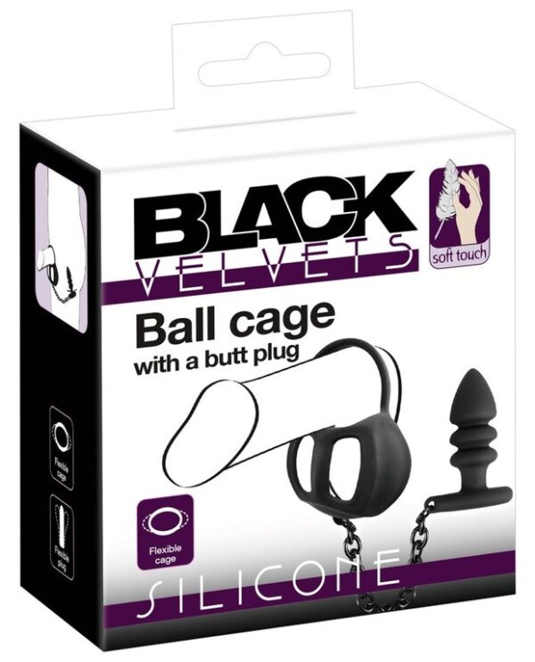 Ball Cage with Butt Plug - SUPERTARJOUS