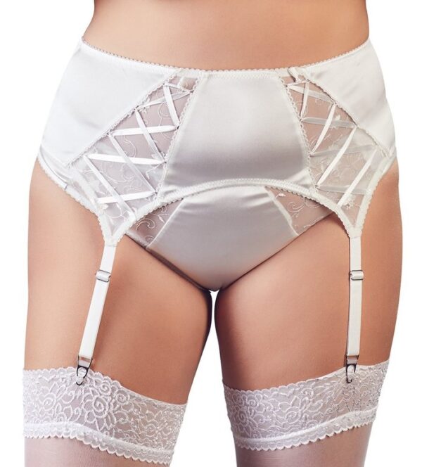 Suspender Belt White