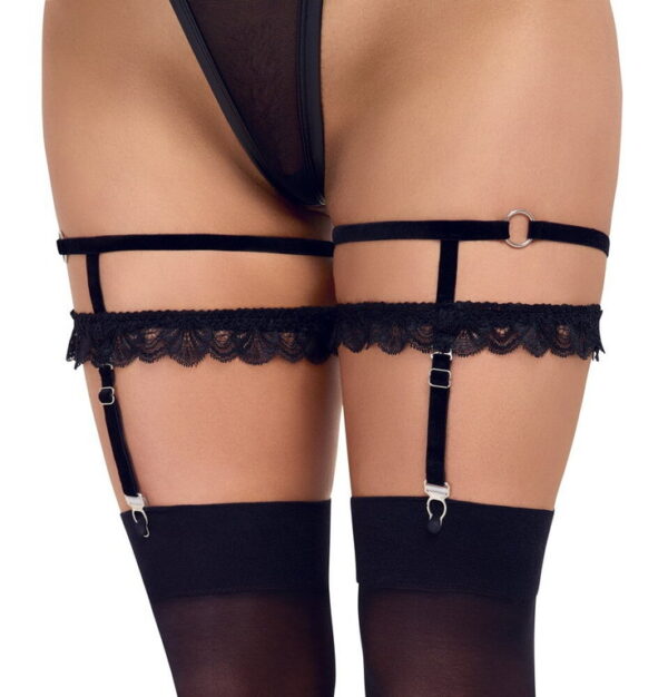 Suspender Garters With Lacing