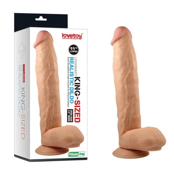 King-Sized Realistic Dildo 11"