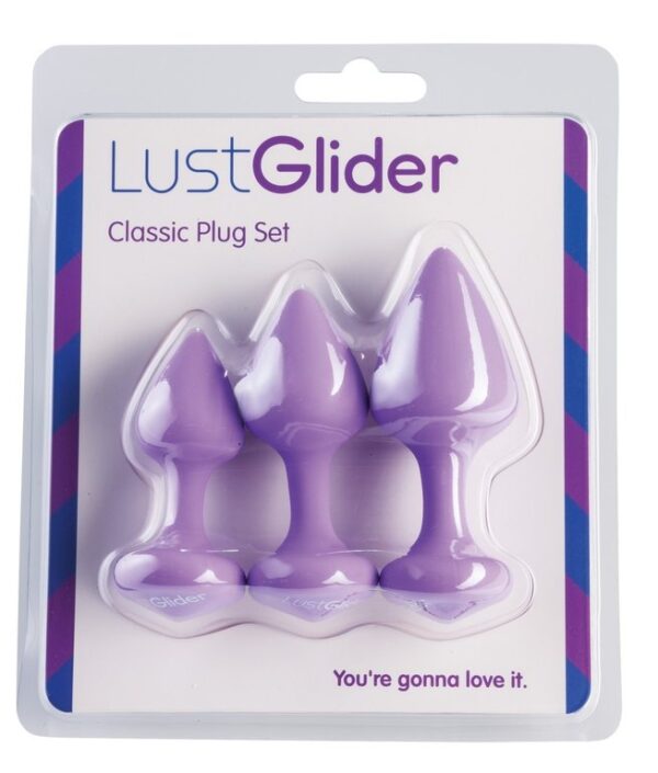 LustGlider Classic Plugi Setti Lila