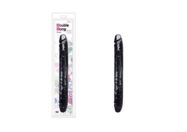 Charmly Pliable Double Dong 13" Black -ERÄTARJOUS