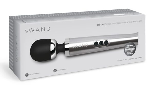 Le Wand Die Cast Rechargeable Silver