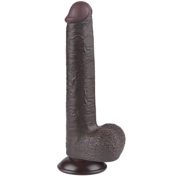 Sliding Skin Dual Layer Dong 23cm Black