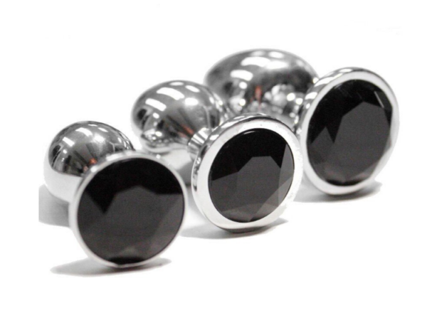 Diamond King Metallinen Anustappisetti Musta