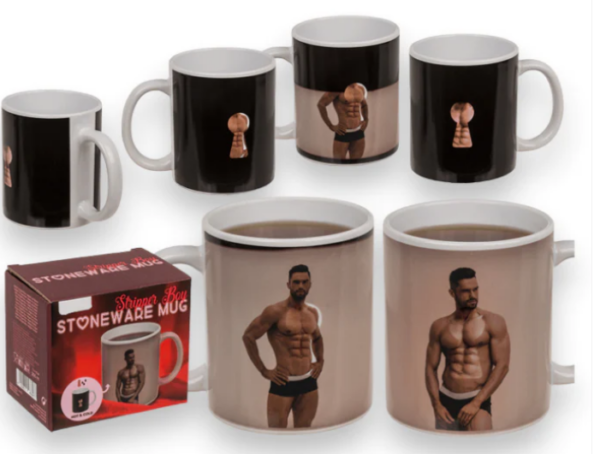 Man Strippers Drinking Glass
