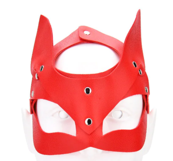 Bound To Play - Red Kitty Cat Face Red