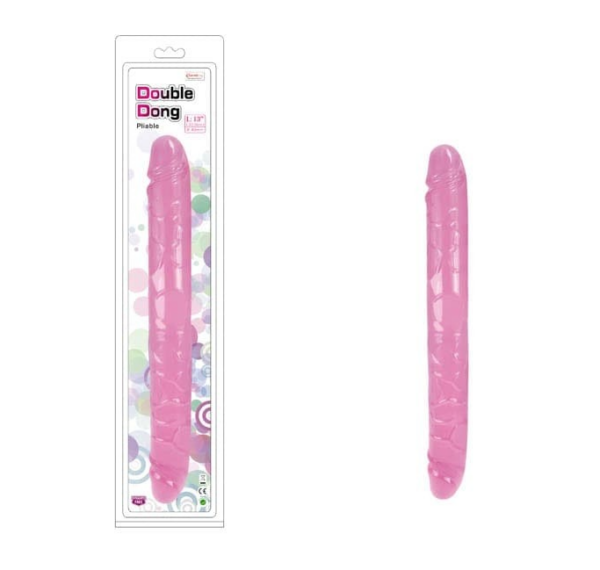 Charmly Pliable Double Dong 13" Pink