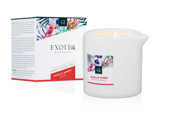 Exotiq Hierontakynttilä Vanilla Amber - 200g
