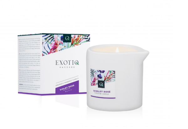 Exotiq Hierontakynttilä Violet Rose - 60g