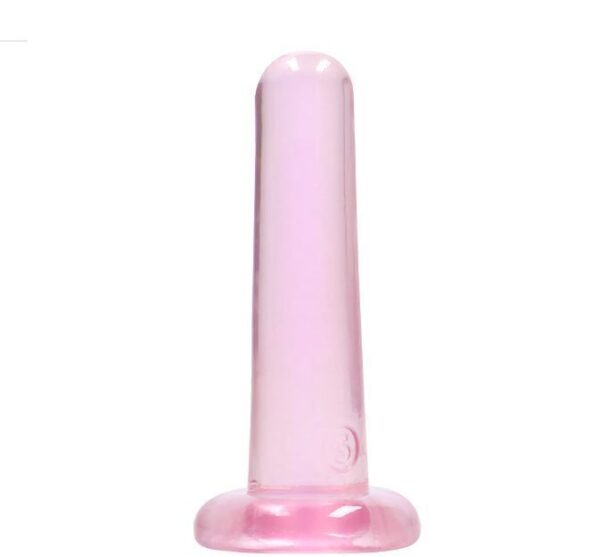 Crystal Clear Dildo 5" Pinkki