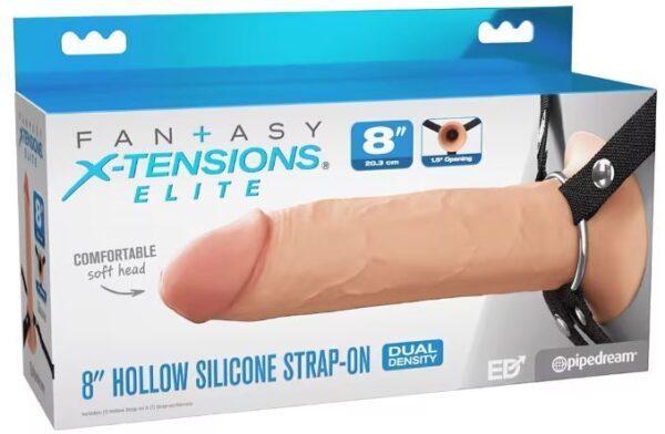 Hollow Silicone Strap-On