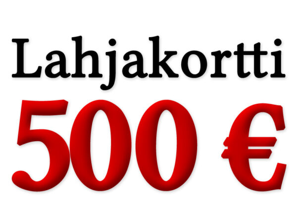 500€ Lahjakortti Punaiseen Kuuhun