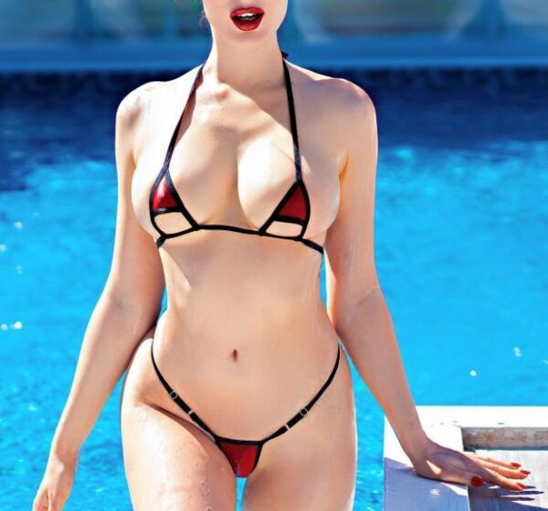 Chilirose Micro Bikinit Punaiset S/M