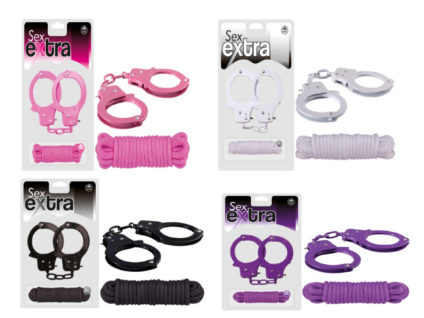 SEX EXTRA - METAL CUFFS & LOVE ROPE