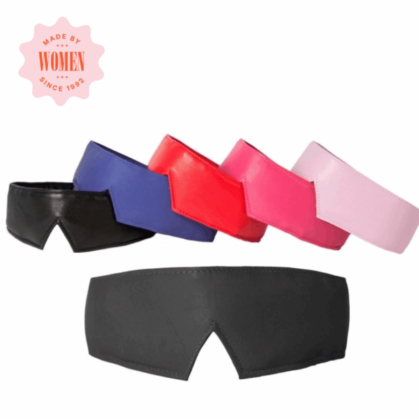 Sh! Luxury Leather Blindfold